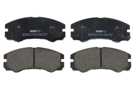 Set placuțe frână FERODO, față, pentru: ISUZU RODEO, TFR/TFS, TROOPER II, TROOPER III; OPEL FRONTERA A, FRONTERA A SPORT, FRONTERA B, MONTEREY A, MONTEREY B 2.0-3.5 08.91-08.04