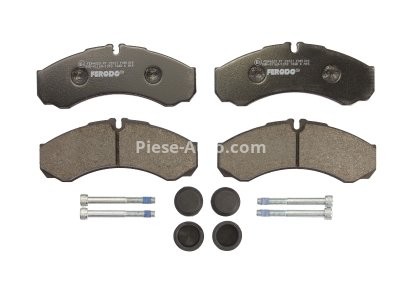 Set placuțe frână FERODO, față, pentru: IVECO DAILY II, DAILY III; RVI MASCOTT 2.3D-3.0D 01.89-12.10