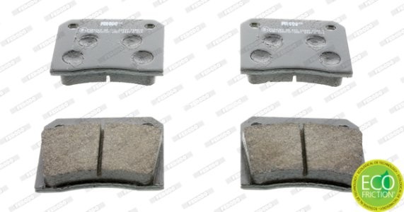 Set placuțe frână FERODO, spate, pentru: JAGUAR XJ, XJSC; PEUGEOT 404; ASTON MARTIN DB7 VOLANTE, DB7TAGE, LAGONDA I, LAGONDA I SHOOTING BRAKE, V8TAGE, VANTAGE VOLANTE 1.6-6.3 04.63-12.08