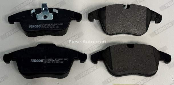 Set placuțe frână FERODO, față, pentru: JAGUAR XE 2.0D 03.15-