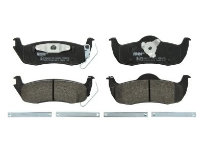 Set placuțe frână FERODO, spate, pentru: JEEP COMMANDER, GRAND CHEROKEE III, GRAND CHEROKEE IV; NISSAN ARMADA 3.0-6.1 08.03-