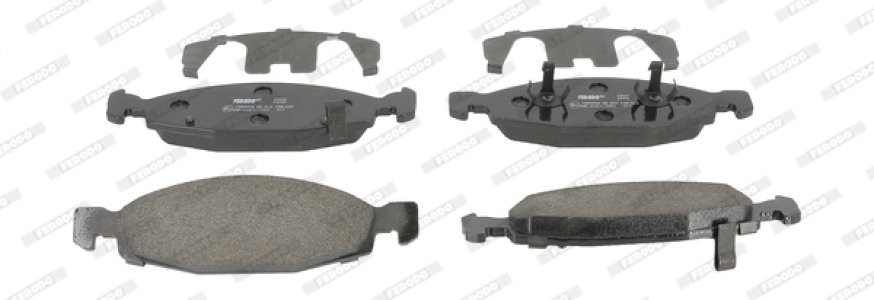 Set placuțe frână FERODO, față, pentru: JEEP CHEROKEE, GRAND CHEROKEE II 2.5-4.7 01.88-09.05