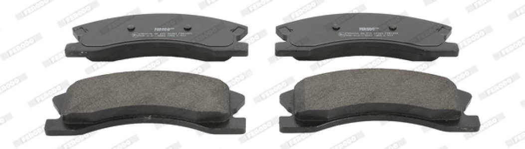 Set placuțe frână FERODO, față, pentru: JEEP GRAND CHEROKEE II 2.7D-4.7 09.98-09.05