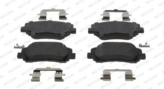 Set placuțe frână FERODO, față, pentru: JEEP CHEROKEE 2.0-3.2 11.13- 3
