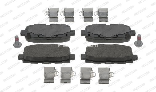 Set placuțe frână FERODO, spate, pentru: JEEP COMPASS 1.4-2.4 03.17-