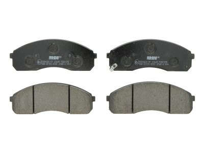 Set placuțe frână FERODO, față, pentru: KIA BESTA, CARNIVAL I, CARNIVAL II, PREGIO 2.5-3.5 10.97-