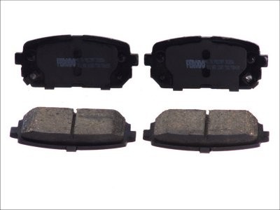 Set placuțe frână FERODO, spate, pentru: KIA CARENS II, CARENS III; VW PASSAT B2 1.6-2.0LPG 05.86-