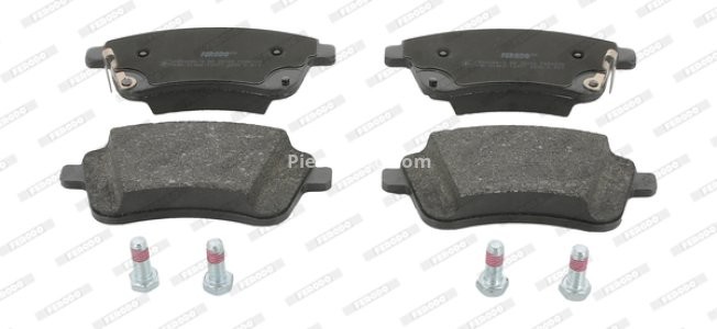 Set placuțe frână FERODO, față, pentru: KIA VENGA 1.4-1.6D 02.10-