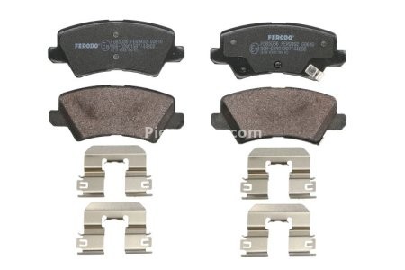 Set placuțe frână FERODO, spate, pentru: KIA PICANTO III 1.0/1.2 03.17-