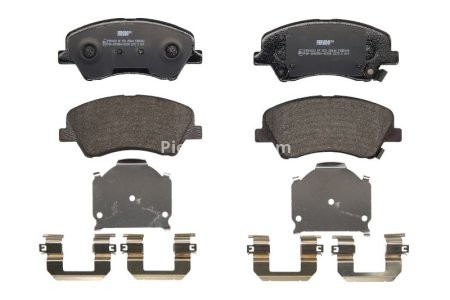 Set placuțe frână FERODO, față, pentru: KIA RIO IV, STONIC 1.0-1.6D 01.17-