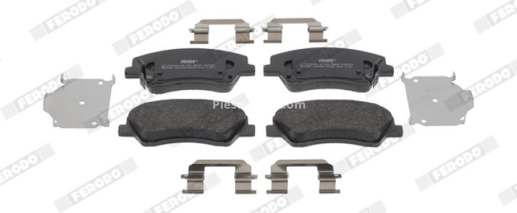 Set placuțe frână FERODO, față, pentru: KIA RIO IV, STONIC 1.0-1.6D 01.17- 3