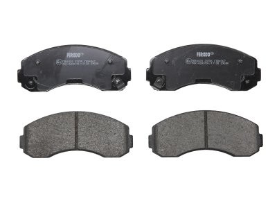 Set placuțe frână FERODO, față, pentru: KIA K2500, K2500 II, K2700, K2700 II, K2700 III 2.5D/2.7D 10.99-