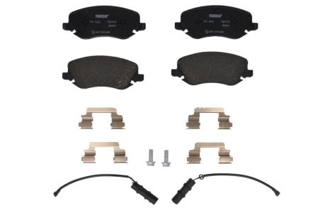 Set placuțe frână FERODO, față, pentru: LANCIA THESIS 2.0-3.2 07.02-07.09