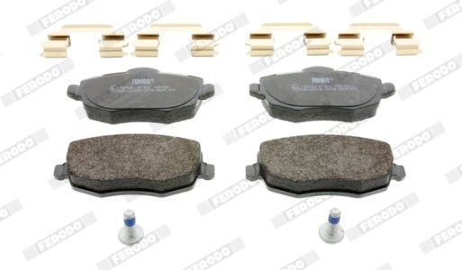 Set placuțe frână FERODO, față, pentru: LANCIA YPSILON 1.2/1.3D/1.4 10.03-12.11 3