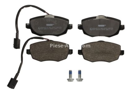 Set placuțe frână FERODO, față, (cu suruburi de ghidare), pentru: LANCIA YPSILON 1.2-1.4LPG 10.03-12.11