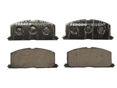 Set placuțe frână FERODO, față, pentru: LANCIA DEDRA; TOYOTA CAMRY, CARINA IV, CARINA V, CARINA VII, CELICA, COROLLA, COROLLA FX, COROLLA/KOMBI, CORONA, MR2 I, PASEO, RAUM 1.0-2.5 03.79-04.03