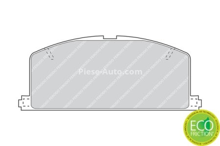 Set placuțe frână FERODO, față, pentru: LANCIA DEDRA; TOYOTA CAMRY, CARINA IV, CARINA V, CARINA VII, CELICA, COROLLA, COROLLA FX, COROLLA/KOMBI, CORONA, MR2 I, PASEO, RAUM 1.0-2.5 03.79-04.03 3