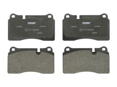 Set placuțe frână FERODO, față, pentru: LAND ROVER RANGE ROVER III, RANGE ROVER SPORT I; MASERATI QUATTROPORTE V; ASTON MARTIN VANTAGE VOLANTE, VANTAGETAGE 2.7D-6.2 03.04-