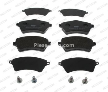 Set placuțe frână FERODO, față, (cu piulita de actionare), pentru: LAND ROVER FREELANDER I; NISSAN NAVARA, NP300 NAVARA; RENAULT ALASKAN 1.8-2.5 02.98-