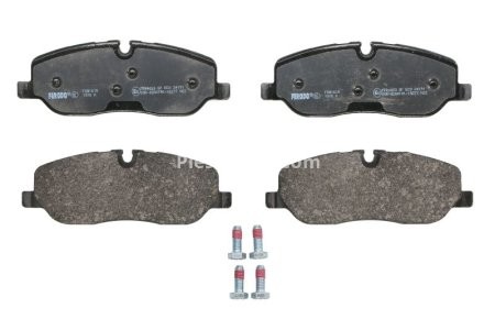 Set placuțe frână FERODO, față, (cu suruburi de ghidare), pentru: LAND ROVER DISCOVERY III, DISCOVERY IV, RANGE ROVER III, RANGE ROVER SPORT I 2.7D-4.4 03.02-12.18