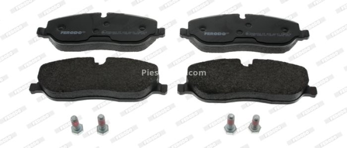 Set placuțe frână FERODO, față, (cu suruburi de ghidare), pentru: LAND ROVER DISCOVERY III, DISCOVERY IV, RANGE ROVER III, RANGE ROVER SPORT I 2.7D-4.4 03.02-12.18