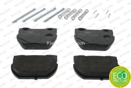 Set placuțe frână FERODO, spate, pentru: LAND ROVER 110/127, DEFENDER 2.2D-4.0 09.86-02.16
