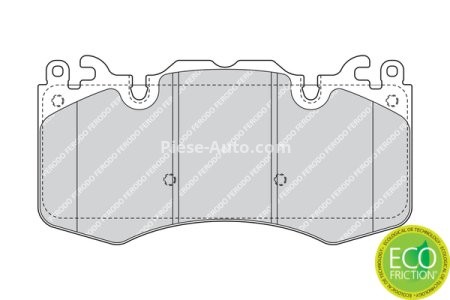 Set placuțe frână FERODO, față, (fără accesorii), pentru: LAND ROVER DEFENDER, DISCOVERY V, RANGE ROVER III, RANGE ROVER IV, RANGE ROVER SPORT I, RANGE ROVER SPORT II 2.0-5.0 04.09- 3