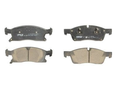 Set placuțe frână FERODO, spate, pentru: LAND ROVER DISCOVERY IV, RANGE ROVER III, RANGE ROVER SPORT I 2.7D-5.0 03.02-12.18