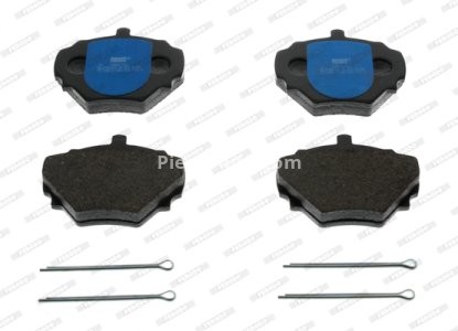 Set placuțe frână FERODO, față /spate (cu piulita de actionare; cu suplimente), pentru: LAND ROVER 90 I, DEFENDER, DISCOVERY I, RANGE ROVER I 2.0-4.0 07.70-02.16