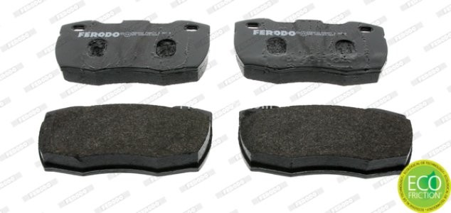 Set placuțe frână FERODO, față, pentru: LAND ROVER 110/127, 90 I, DEFENDER 2.2D-4.0 09.83-02.16