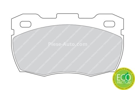 Set placuțe frână FERODO, față, pentru: LAND ROVER 110/127, 90 I, DEFENDER 2.2D-4.0 09.83-02.16 3