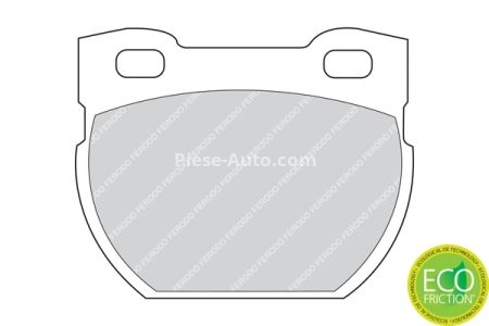 Set placuțe frână FERODO, spate, pentru: LAND ROVER 110/127, DEFENDER 2.2D-4.0 09.83-02.16 3