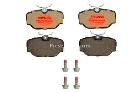 Set placuțe frână FERODO, spate, (cu suruburi de ghidare), pentru: LAND ROVER DISCOVERY II, RANGE ROVER II 2.5D-4.6 07.94-06.04