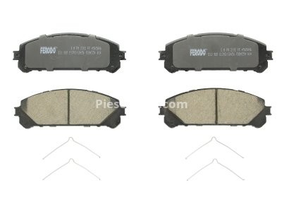 Set placuțe frână FERODO, față, pentru: LEXUS NX, RX; TOYOTA CAMRY, HIGHLANDER, HIGHLANDER / KLUGER, RAV 4 IV, RAV 4 V 2.0-3.5H 05.07-