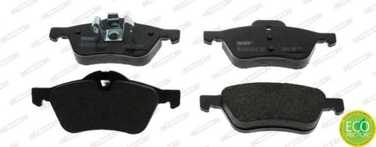 Set placuțe frână FERODO, față, pentru: MINI (R50, R53), (R52) 1.4D/1.6 06.01-07.08