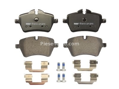 Set placuțe frână FERODO, față, (cu suruburi de ghidare), pentru: MINI (R50, R53), (R52), (R56), (R57), (R58), (R59), CLUBMAN (R55) 1.4LPG-2.0D 03.02-10.16