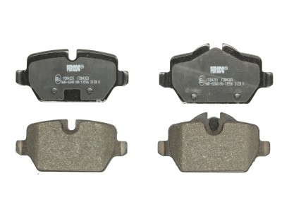 Set placuțe frână FERODO, spate, pentru: MINI COUNTRYMAN (R60), PACEMAN (R61) 1.6/1.6D/2.0D 08.10-10.16