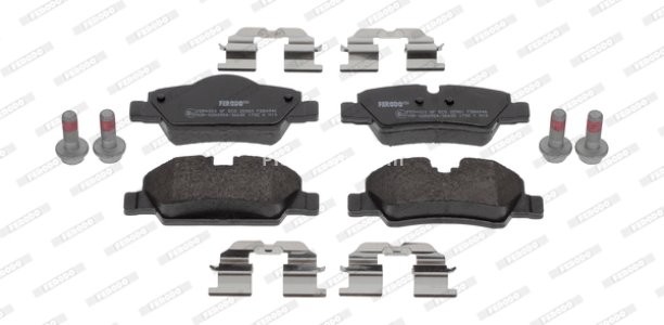 Set placuțe frână FERODO, spate, pentru: MINI (F55), (F56), (F57) 1.2-2.0D 09.13-