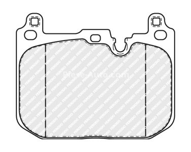 Set placuțe frână FERODO, față, pentru: MINI (F55), (F56), (F57), CLUBMAN (F54), COUNTRYMAN (F60) 1.5-2.0D 09.13-