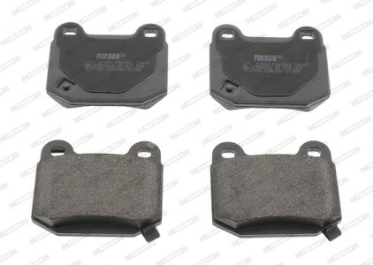 Set placuțe frână FERODO, spate, pentru: MITSUBISHI LANCER VI, LANCER VII; NISSAN 350Z, SKYLINE; SUBARU BRZ, IMPREZA, WRX 2.0-4.5 01.98-