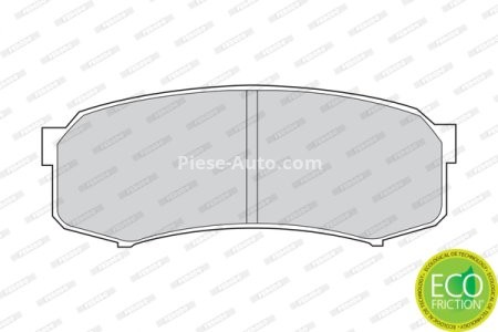 Set placuțe frână FERODO, spate, pentru: MITSUBISHI PAJERO IV; TOYOTA 4 RUNNER IV, 4 RUNNER V, AVALON, FJ CRUISER, LAND CRUISER, LAND CRUISER 100, LAND CRUISER 80 2.4-4.7 11.84- 3
