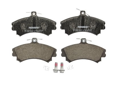 Set placuțe frână FERODO, față, (cu suruburi de ghidare), pentru: VOLVO S40 I, V40; MITSUBISHI CARISMA, COLT CZC VI, COLT VI, SPACE STAR 1.1-2.0 05.95-06.12