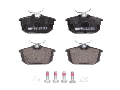 Set placuțe frână FERODO, spate, pentru: VOLVO S40 I, V40; MITSUBISHI CARISMA, COLT CZC VI, COLT VI, LANCER V, MIRAGE IV, SPACE STAR; PONTIAC VIBE; SMART FORFOUR 1.1-2.0D 07.91-06.12