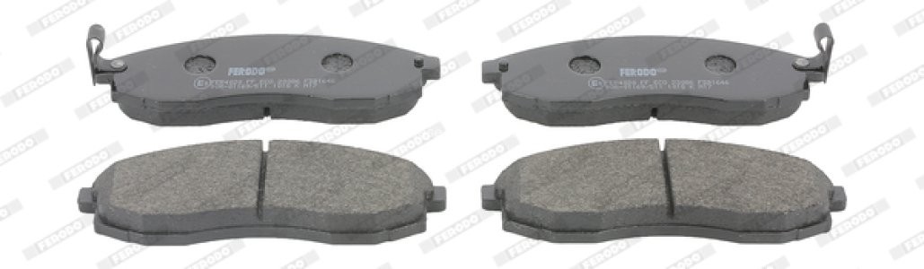 Set placuțe frână FERODO, față, (fără accesorii), pentru: MITSUBISHI L200; NISSAN MAXIMA / MAXIMA QX IV 2.0-3.0 01.95-12.07 3