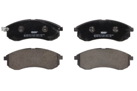 Set placuțe frână FERODO, față, pentru: MITSUBISHI L200 2.0-2.8D 01.96-12.07