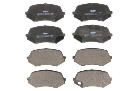 Set placuțe frână FERODO, față, pentru: TOYOTA AYGO; MITSUBISHI CANTER (FB7, FB8, FE7, FE8) VII 1.0-4.9D 10.01-