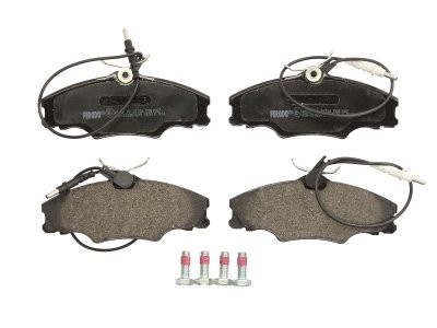 Set placuțe frână FERODO, față, (cu suruburi de ghidare), pentru: PEUGEOT 406 1.6-3.0 11.95-10.04