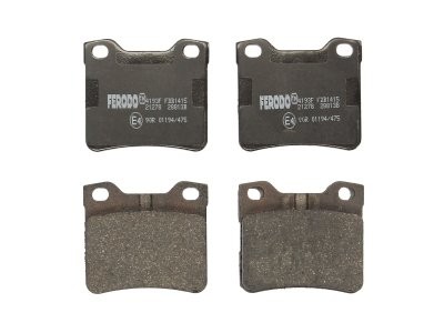 Set placuțe frână FERODO, spate, pentru: PEUGEOT 406, 605, 607 1.6-3.0 08.89-02.06