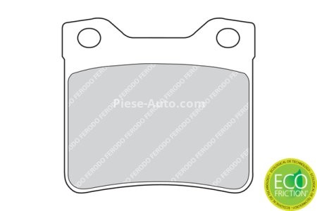 Set placuțe frână FERODO, spate, pentru: PEUGEOT 406, 605, 607 1.6-3.0 08.89-02.06 3