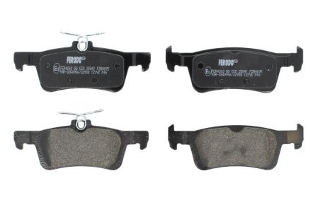 Set placuțe frână FERODO, spate, pentru: PEUGEOT 308 II, 308 II/KOMBI, 308/HATCHBACK 1.2-1.6D 09.13-06.21